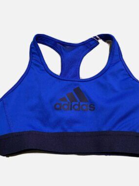 Adidas Women's Don't Rest Alphaskin Medium Support Sports Bra Blue, X-Small - Wo